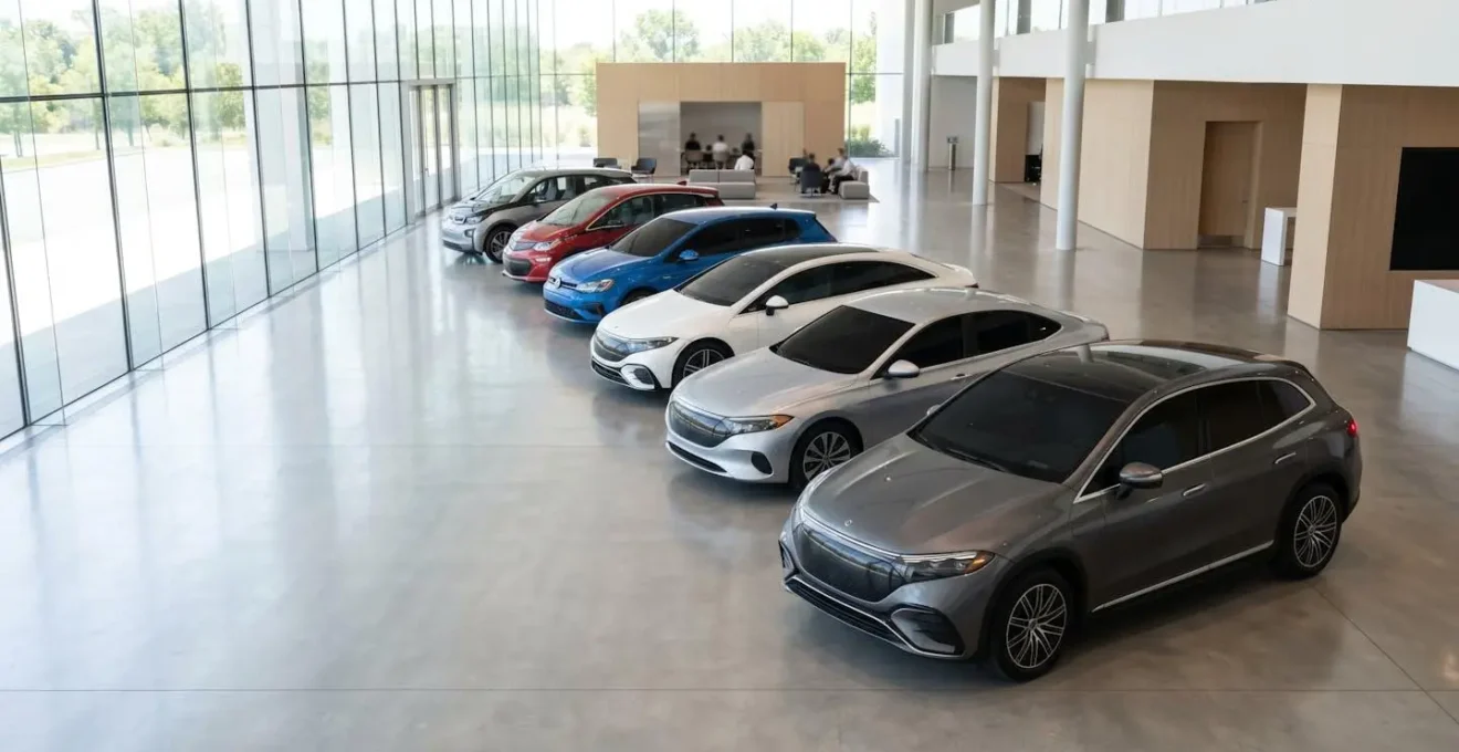 Graphique montrant l'évolution de la valeur résiduelle des véhicules électriques par marque