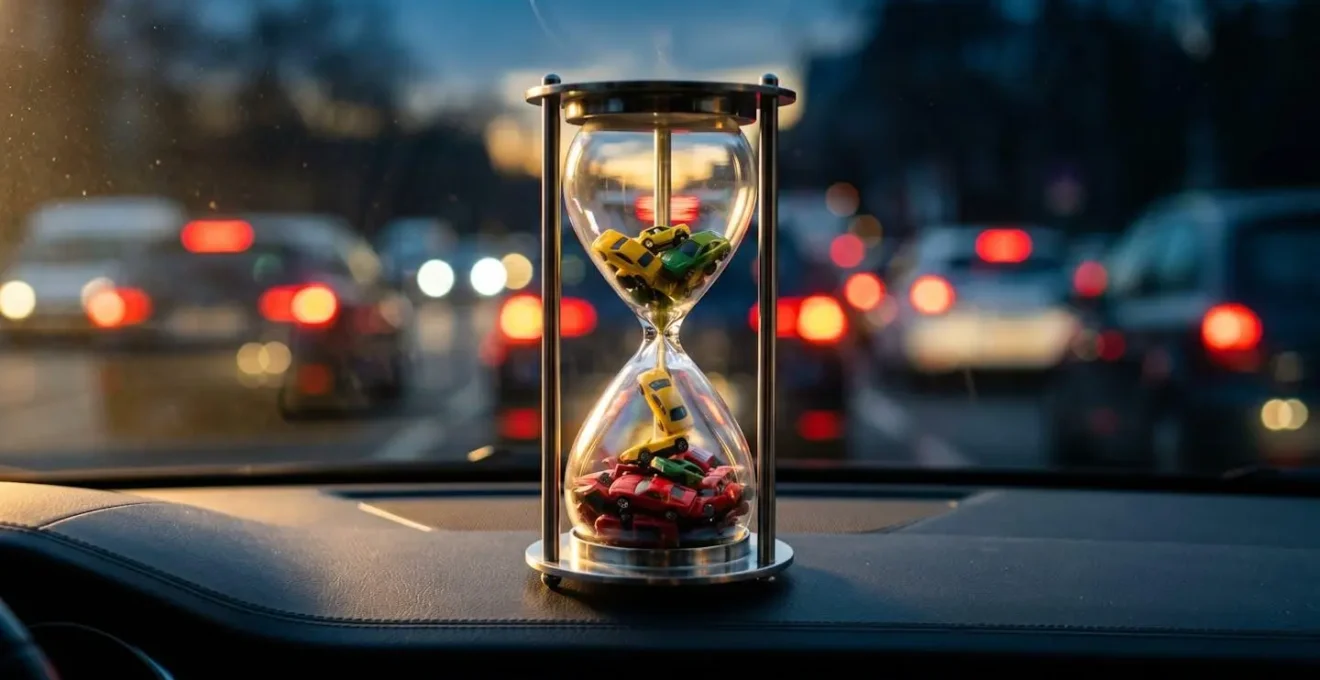 Courbe de saturation du trafic routier montrant l'évolution exponentielle des embouteillages
